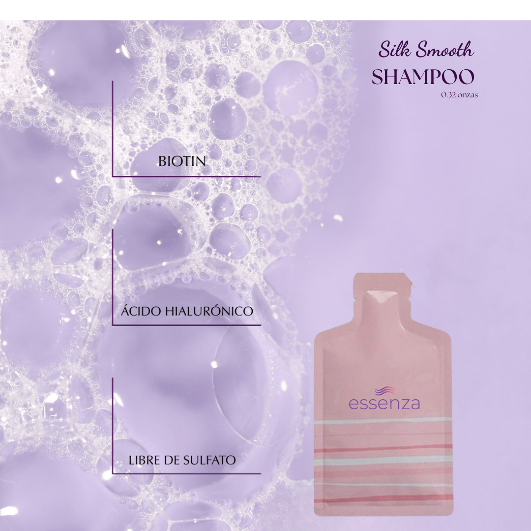 🎁 Sample Silk Smooth Shampoo & Silk Repair Conditioner- ESSENZA