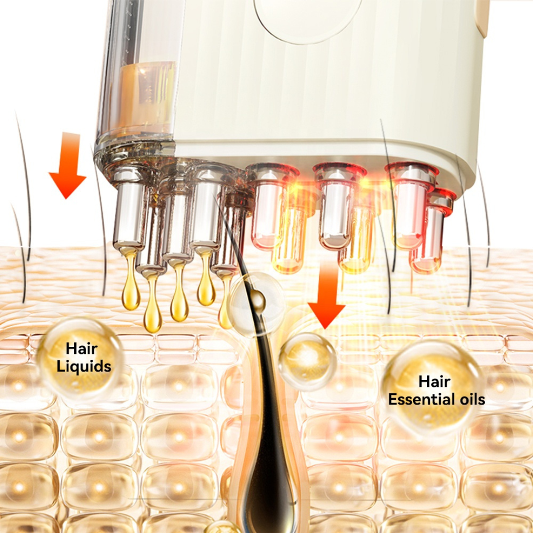 Scalp Applicator / Terapia con Luz LED, Vibración & Microcorrientes EMS