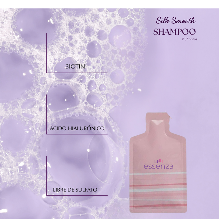 Sample Silk Smooth Shampoo &amp; Silk Repair Conditioner- ESSENZA