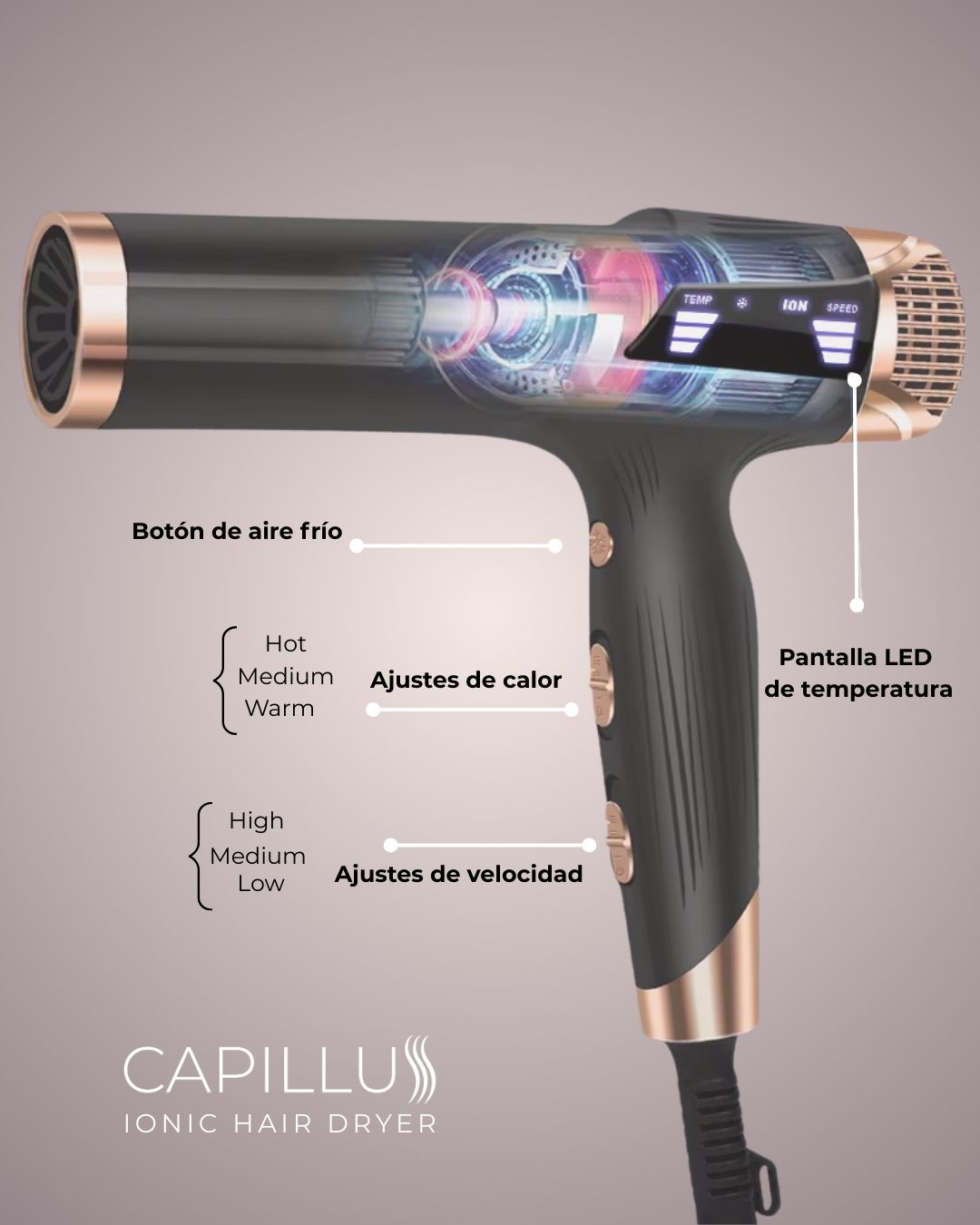 Capillus Ionic Professional Hair Dryer