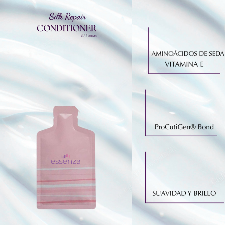 Sample Silk Smooth Shampoo &amp; Silk Repair Conditioner- ESSENZA