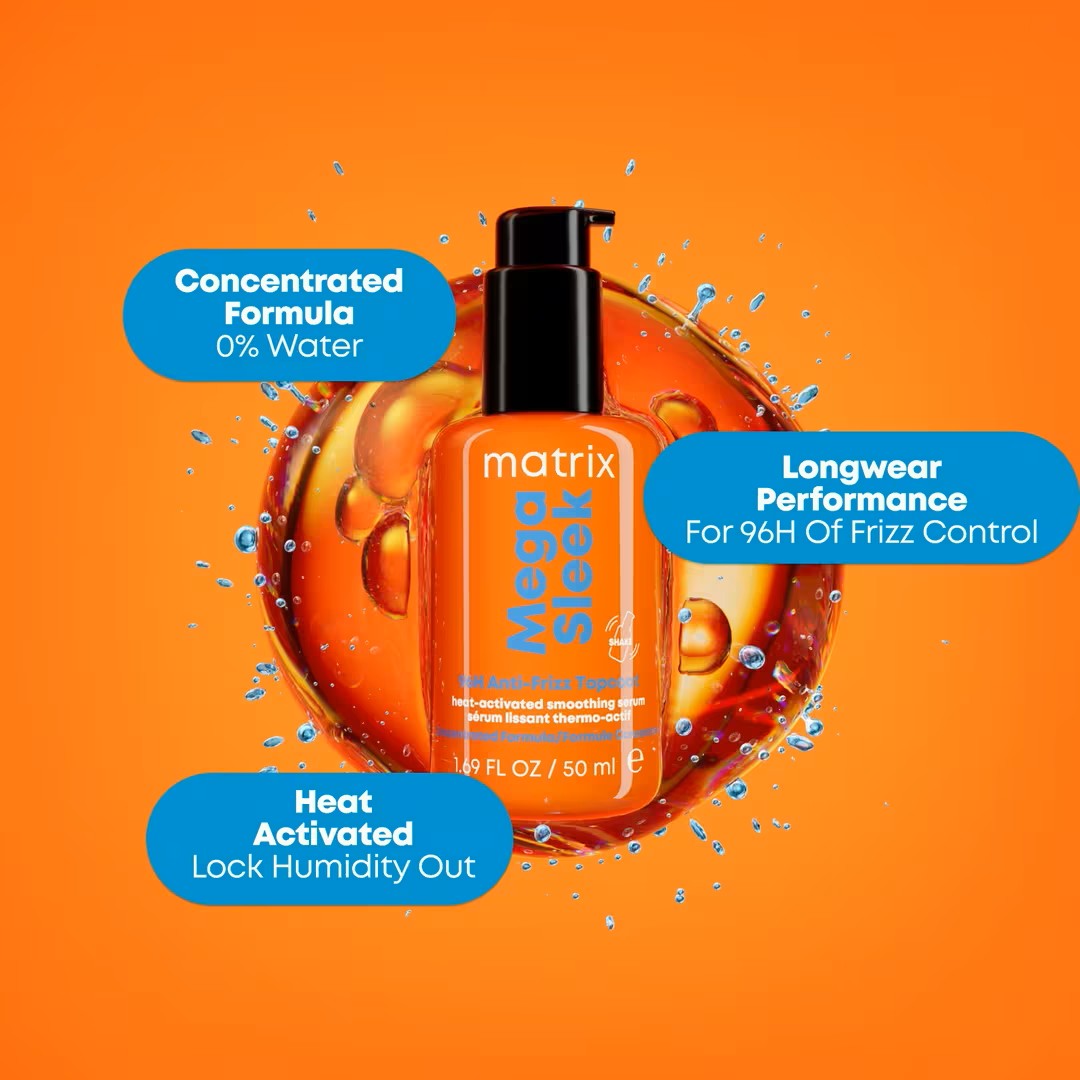Matrix Mega Sleek 96H Anti-Frizz Topcoat Serum