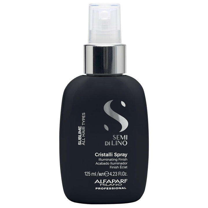 Alfaparf Milano Semi di Lino Sublime Cristalli Spray para brillo, suavidad y acabado luminoso del cabello