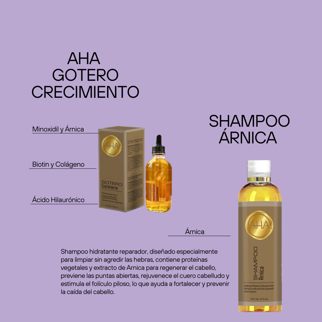 Oferta Shampoo y Gotero de Crecimiento