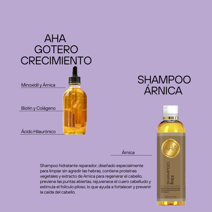 Shampoo and Growth Dropper Offer