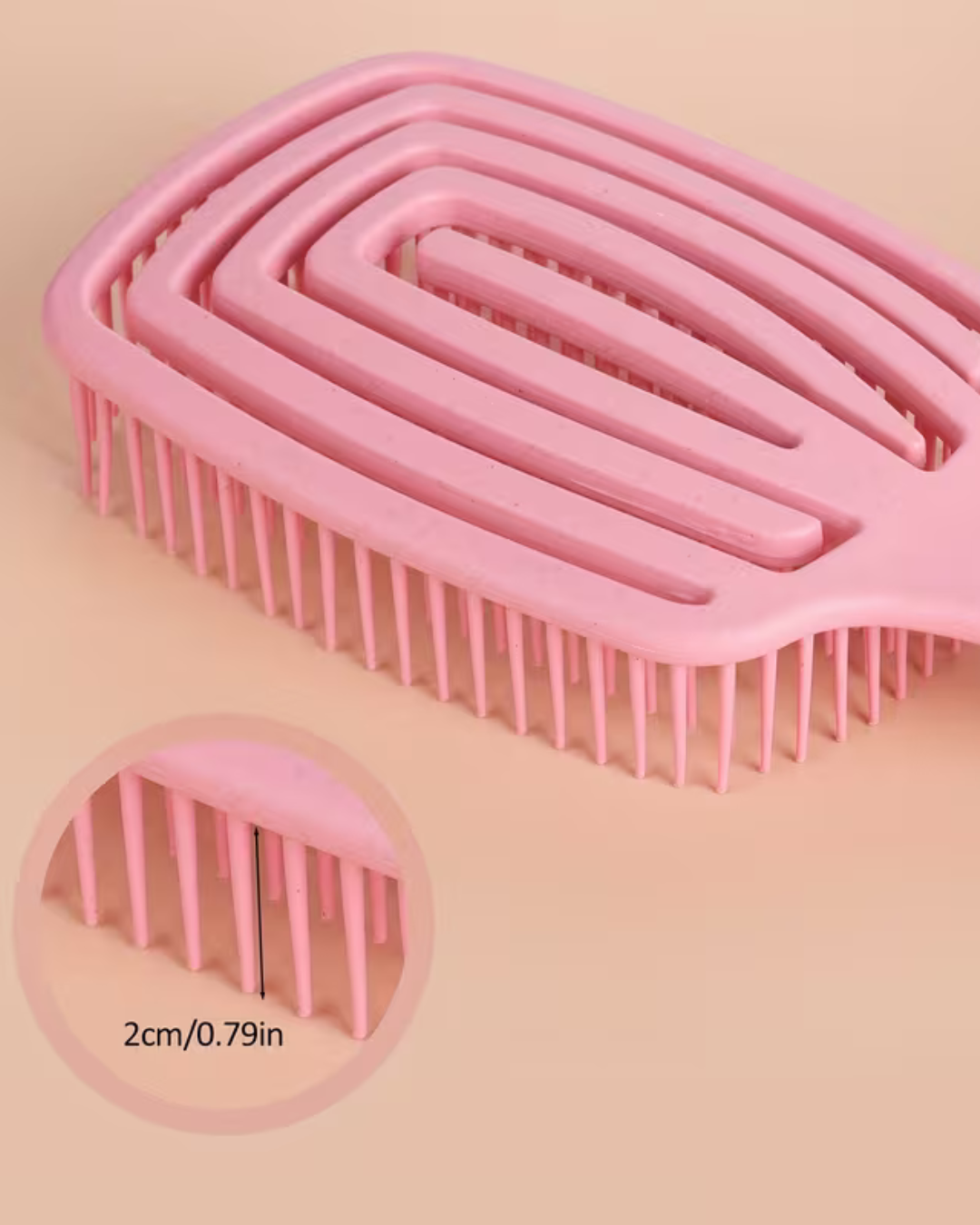 CEPILLO PARA DESENREDAR TODO TIPO DE CABELLO Y MASAJEAR EL CUERO CABELLUDO