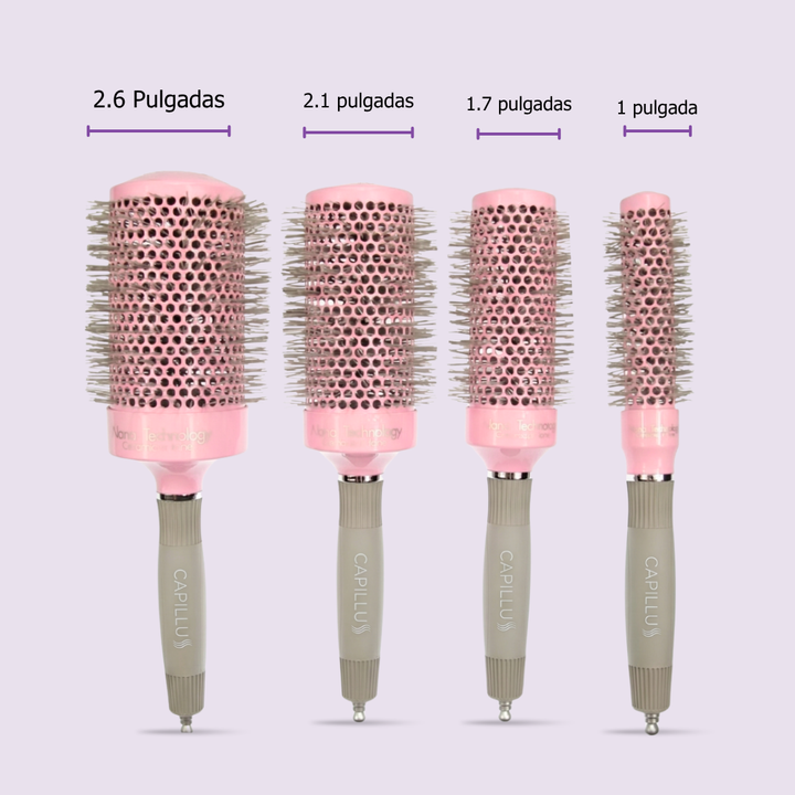 Cepillo Capillus de cerámica iónica para un secado rápido y sin frizz
