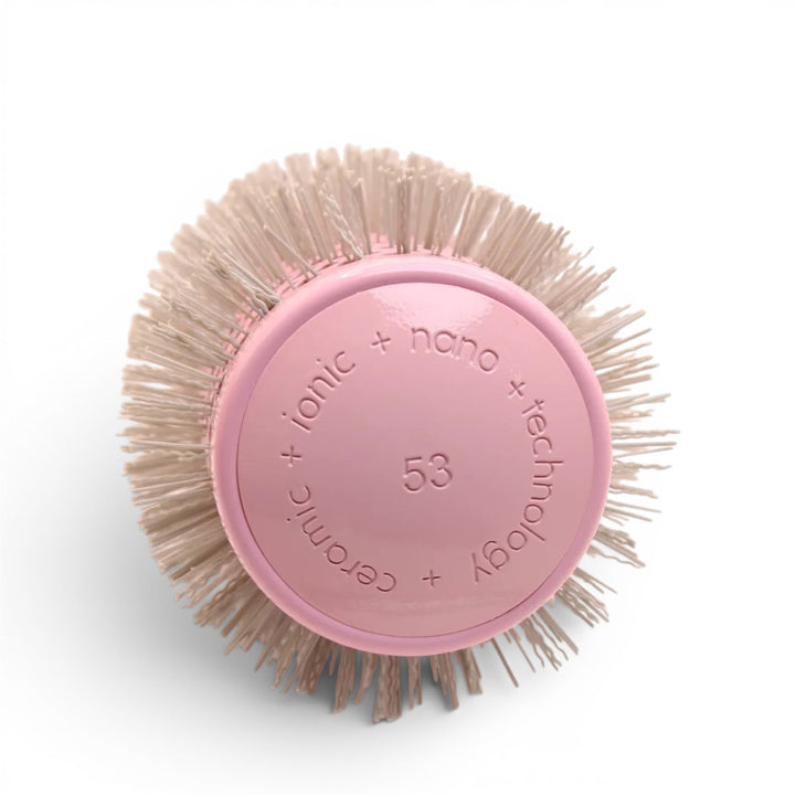 cepillo anti frizz, ideal para alisar cabellos sin maltratarlos dejando un brillo espectacular.