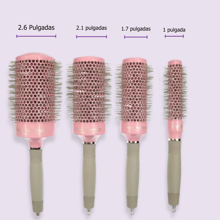 Cepillo Capillus de cerámica iónica para un secado rápido y sin frizz