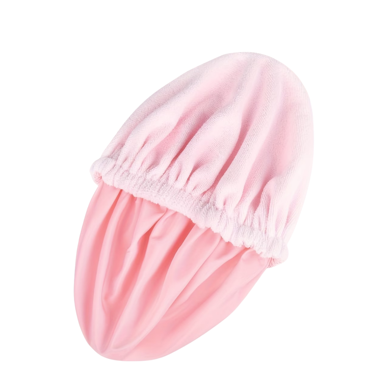 Gorro de Baño Impermeable con Interior de Toalla