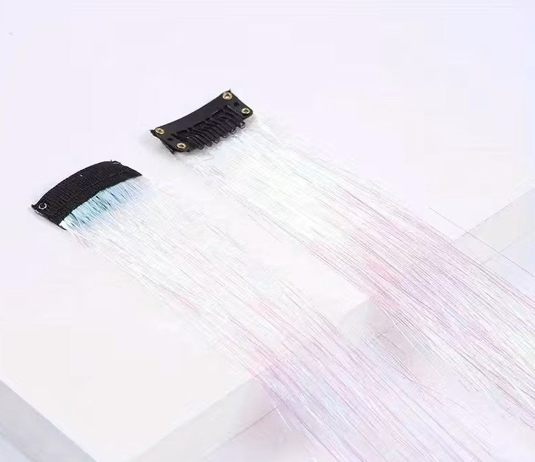 Extension de oropel con clip (unidad)