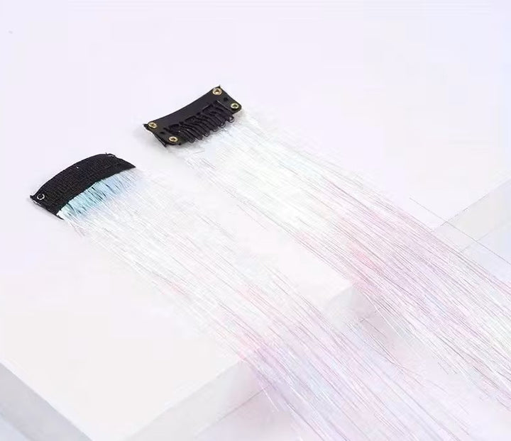 Extension de oropel con clip (unidad)