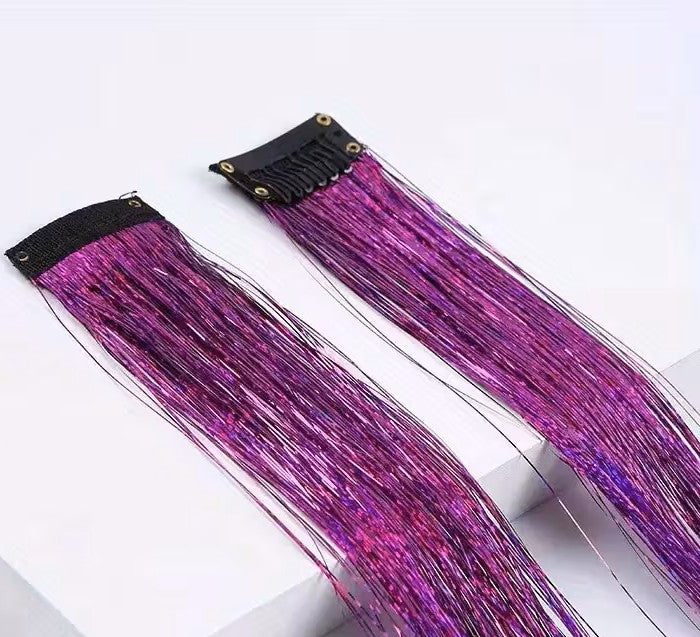 Extension de oropel con clip (unidad)