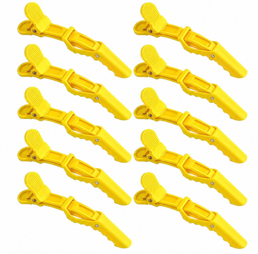 Pinzas Profesionales para cabello – Pack de 10 Unidades, Antideslizantes y Resistentes