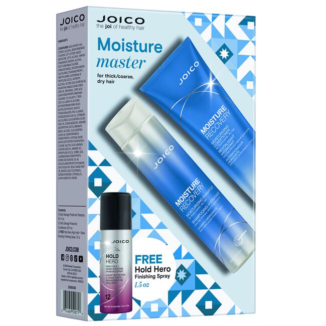 Joico Moisture Recovery Holiday Kit | Hidratación intensa para cabello seco