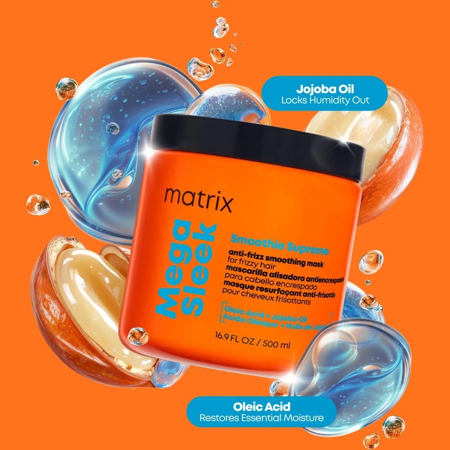 Anti frizz, hidratacion profunda para cabellos secos y rebeldes
