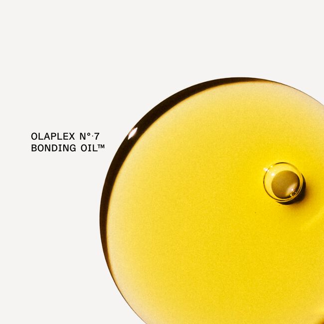OLAPLEX The Key To Shine Holiday Set con tres mini Nº.7 Bonding Oil y llavero porta aceite rojo de edición limitada
