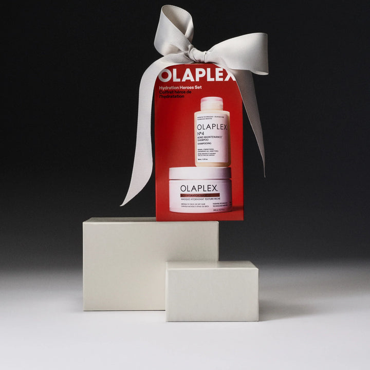 OLAPLEX Hydration Heroes Set con Nº.4 Bond Maintenance Shampoo 100 ml y Rich Hydration Mask 200 ml
