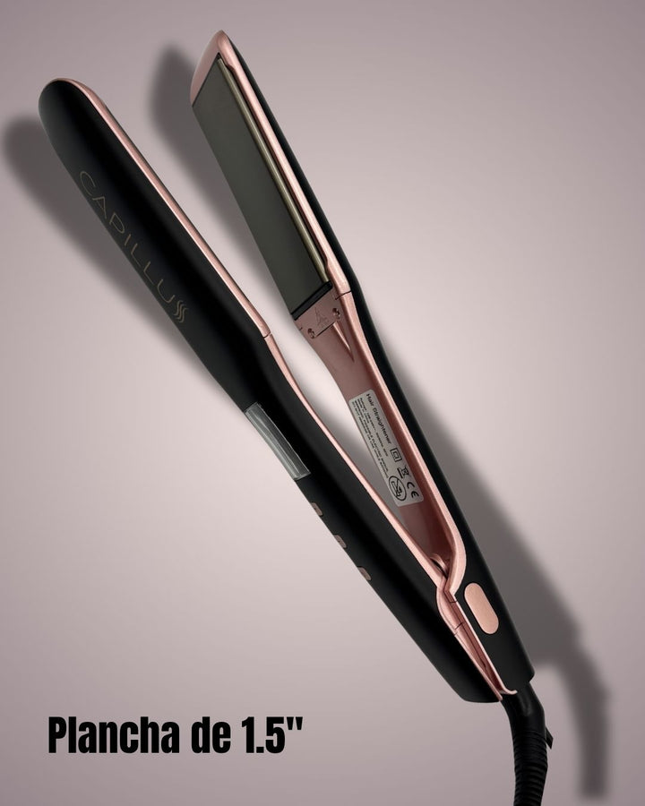 Plancha profesional Capillus de nanotitanio y cerámica para alisado perfecto