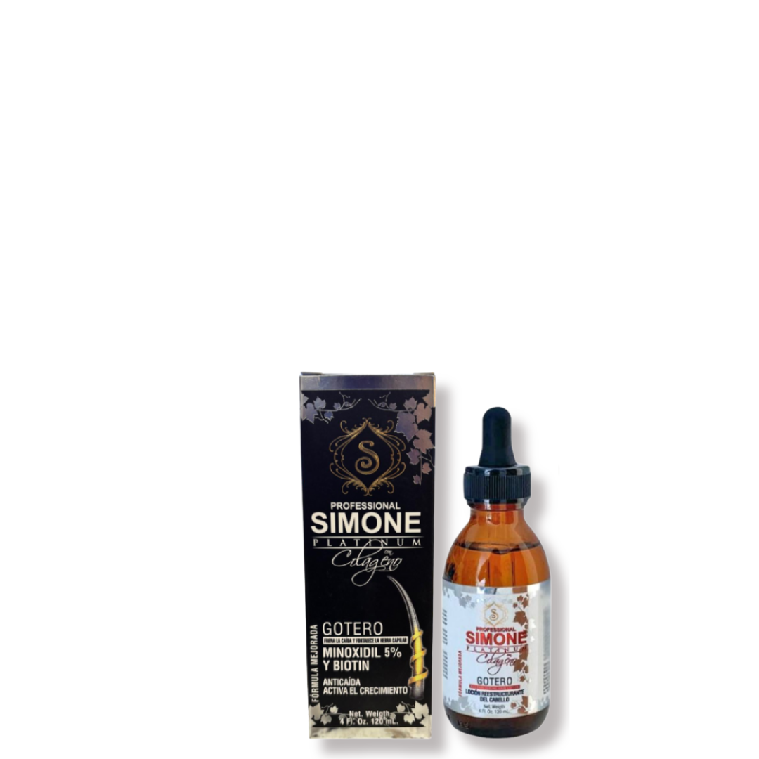Platinum con Colágeno, Minoxidil 5% y Biotina.