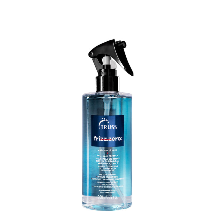 Truss Frizz Zero tratamiento anti-frizz en spray para controlar frizz, sellar cutícula, desenredar y aportar brillo