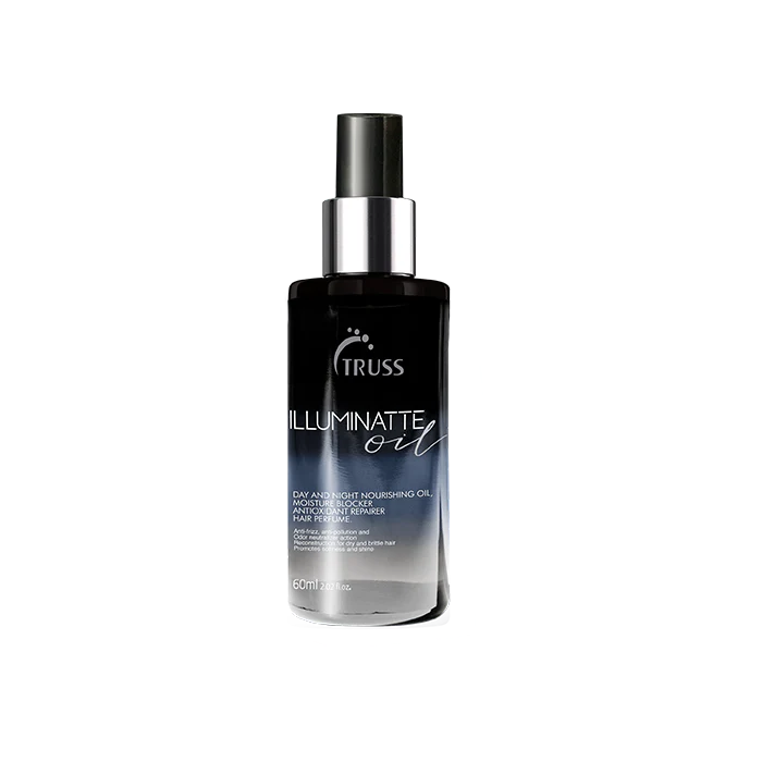 Truss Illuminatte Oil 60 ml aceite capilar finalizador para brillo, control de frizz, nutrición y protección térmica
