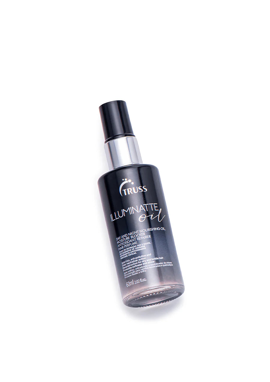 Truss Illuminatte Oil 60 ml aceite capilar finalizador para brillo, control de frizz, nutrición y protección térmica