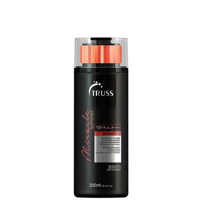 Truss Miracle Summer Shampoo 300 ml con protección UV para cabello expuesto al sol, mar y piscina
