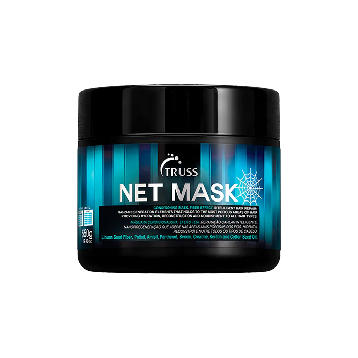 Truss Net Mask tratamiento reconstructor capilar con nano-regeneración para fuerza, elasticidad, hidratación y brillo