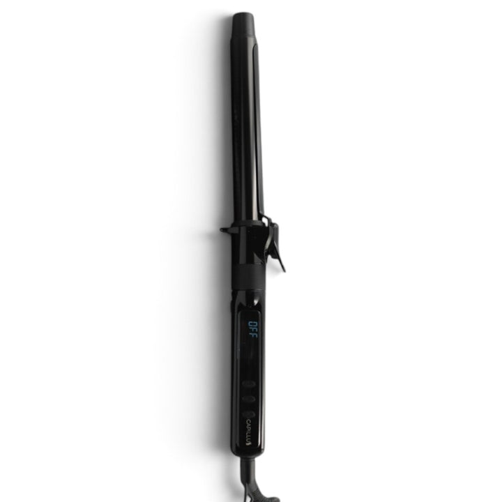 tenaza profesional Capillus para crear rizos y ondas con acabado de salon.