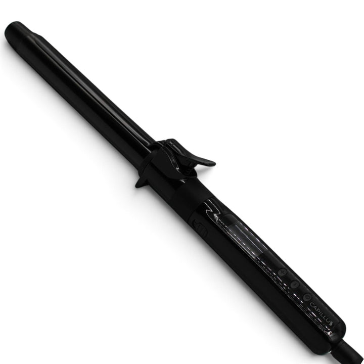 tenaza profesional Capillus para crear rizos y ondas con acabado de salon.