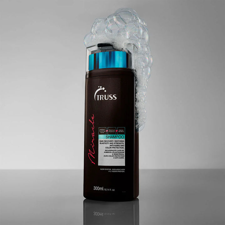 Truss Miracle Shampoo para fuerza, elasticidad, brillo y protección de color