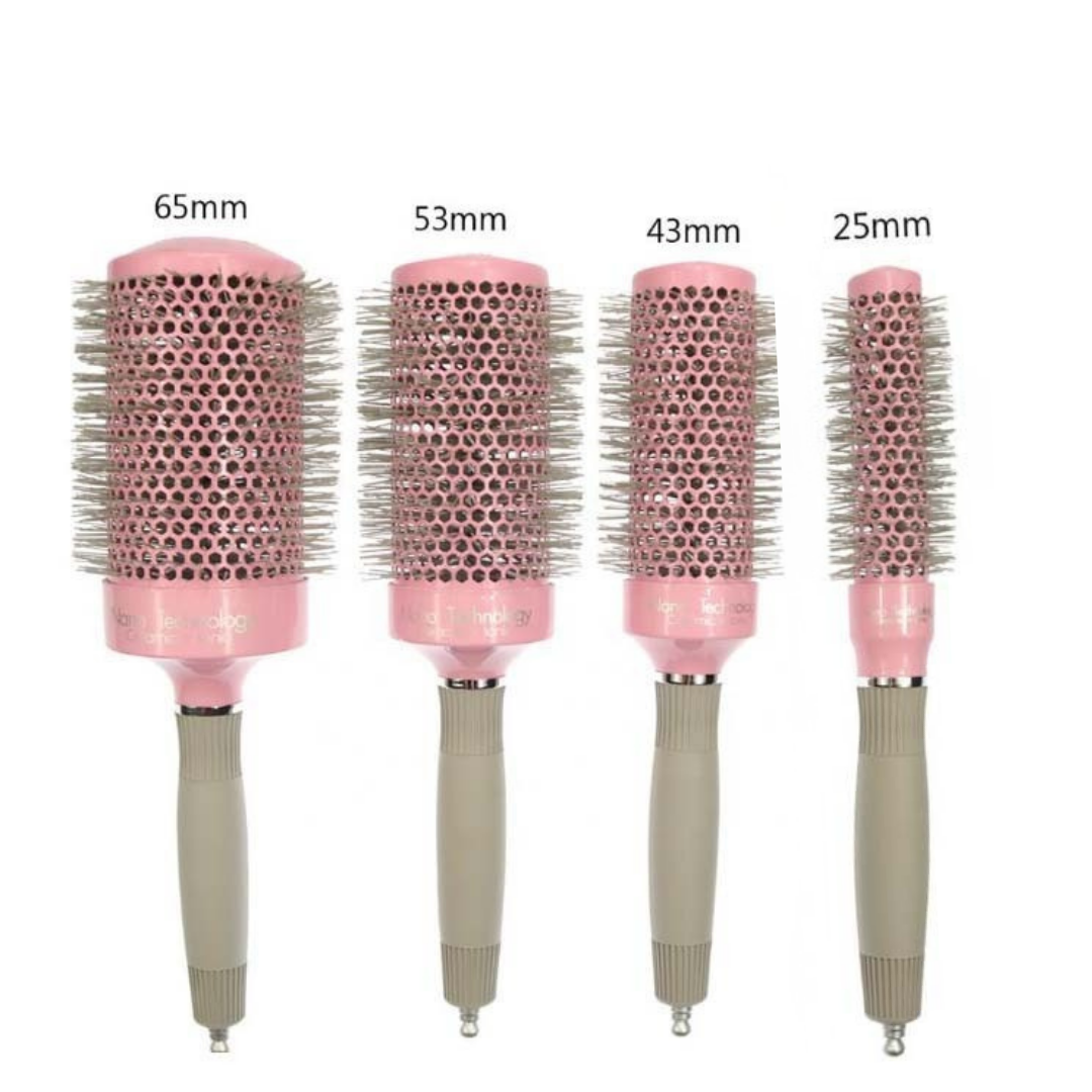 ⚠️PRE-ORDEN Kit completo de 4 Cepillos Profesionales Nano Titanio con Iones y Cerámica – Anti frizz y Brillo