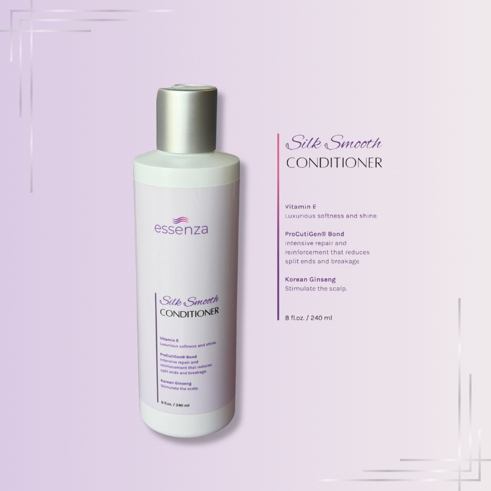 Essenza Silk Repair Conditioner: acondicionador nutritivo con proteínas de seda y vitamina E para suavidad y 
