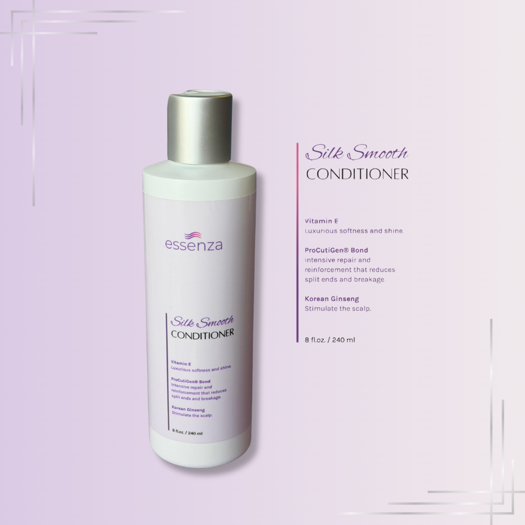 Essenza Silk Repair Conditioner: acondicionador nutritivo con proteínas de seda y vitamina E para suavidad y 