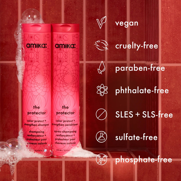 Protege la intensidad de tu color mientras ayuda a fortalecer la hebra capilar para mantener un cabello más saludable, brillante y resistente.