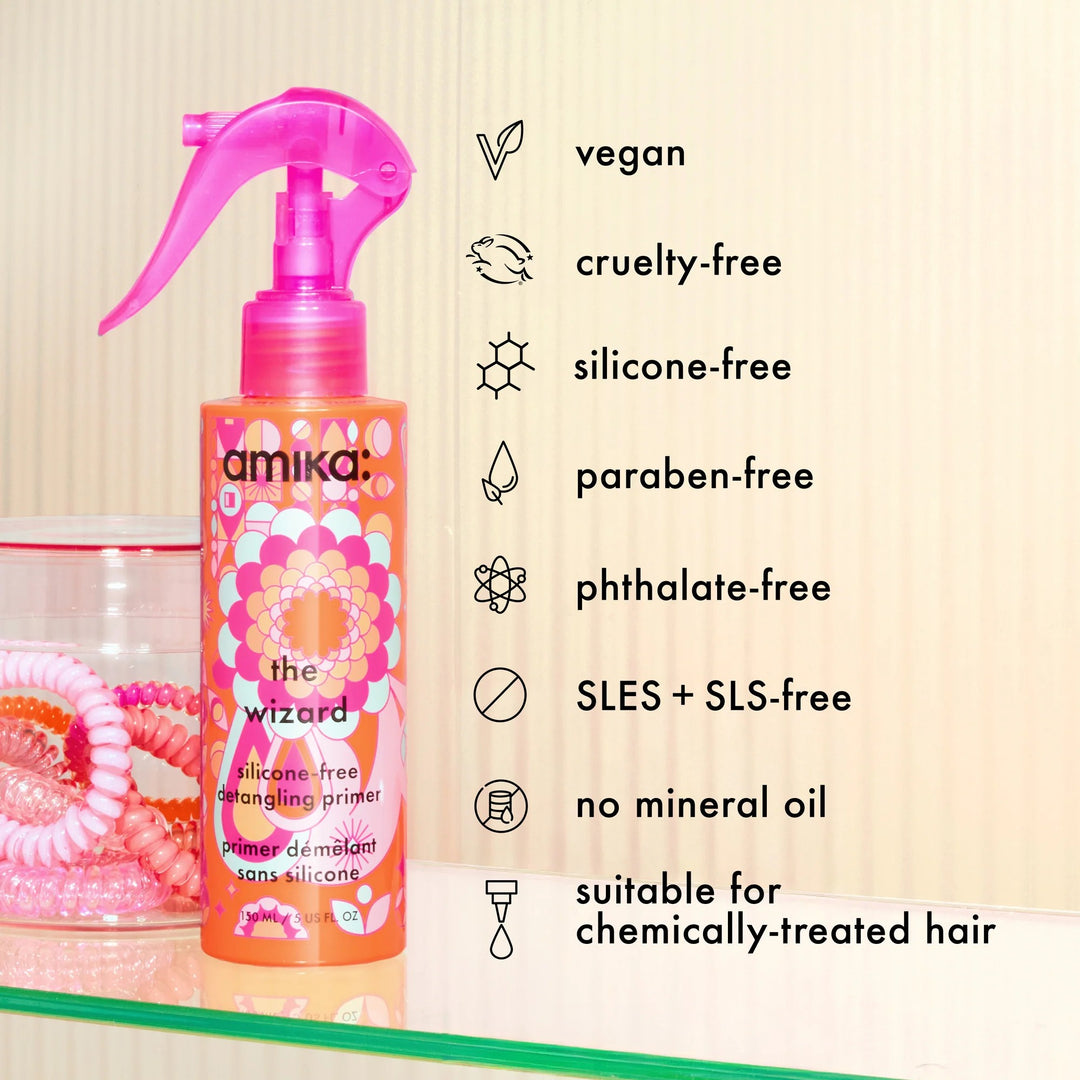 Ideal para usar antes del blower o herramientas de calor, ayuda a proteger el cabello hasta 450°F, reducir el tiempo de secado y controlar el frizz dejando el cabello con una apariencia más suave, brillante y manejable.
