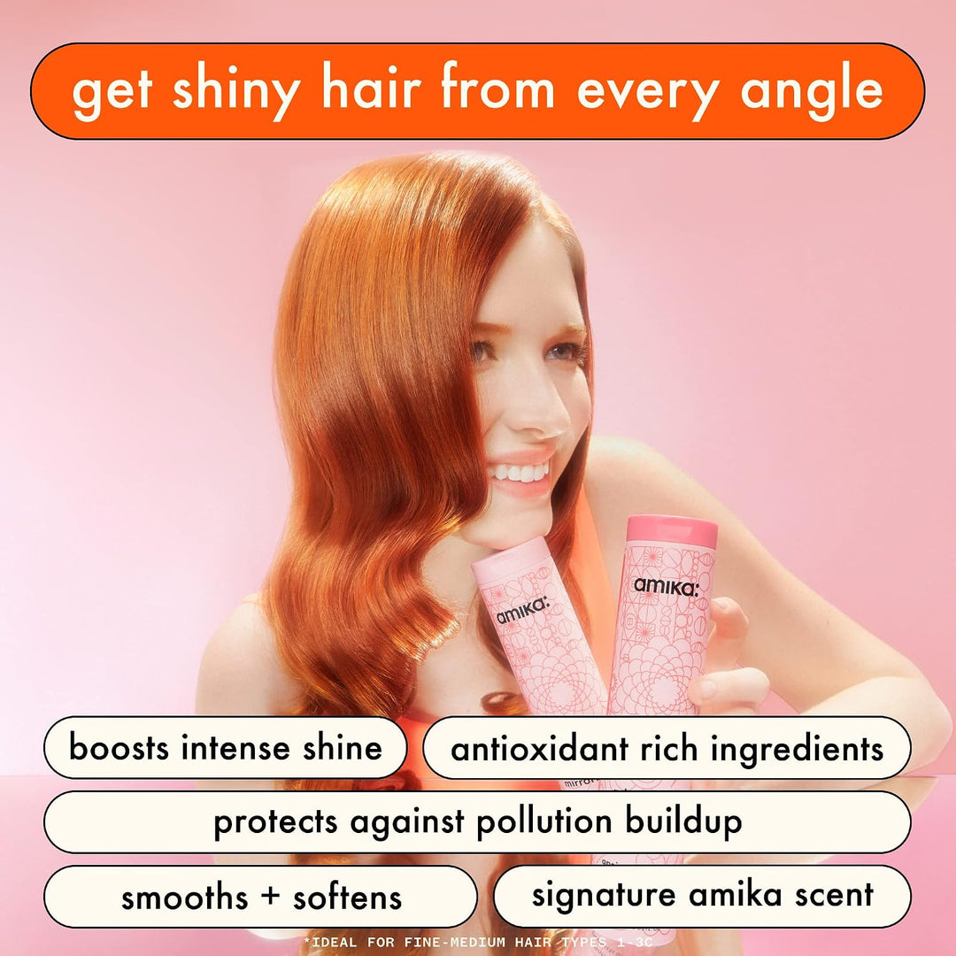 amika Mirrorball High Shine + Protect Antioxidant Shampoo | Shampoo para brillo y protección