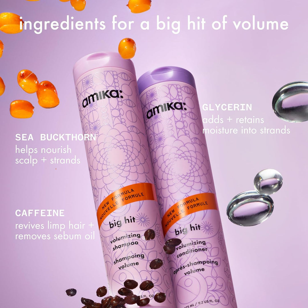 amika Big Hit Volumizing Conditioner | Acondicionador para volumen, cuerpo y movimiento
