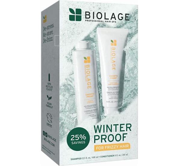 Kit Biolage SmoothProof Holiday: control de frizz y suavidad