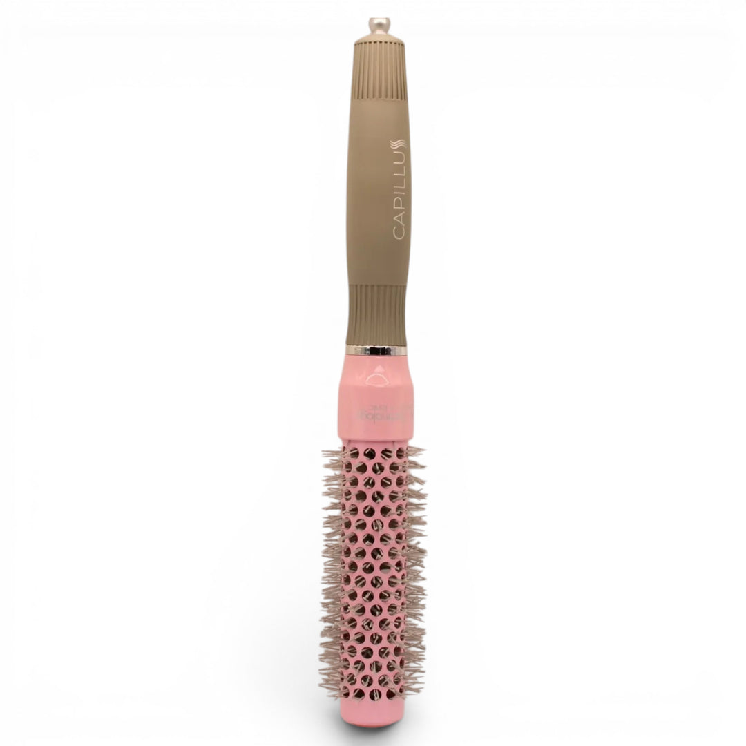 cepillo anti frizz, ideal para alisar cabellos sin maltratarlos dejando un brillo espectacular.