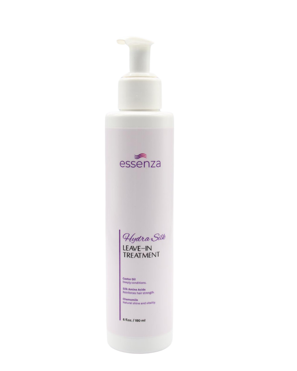 Essenza Hydra Silk Leave-In que hidrata profundamente y reduce el frizz en todo tipo de cabello
