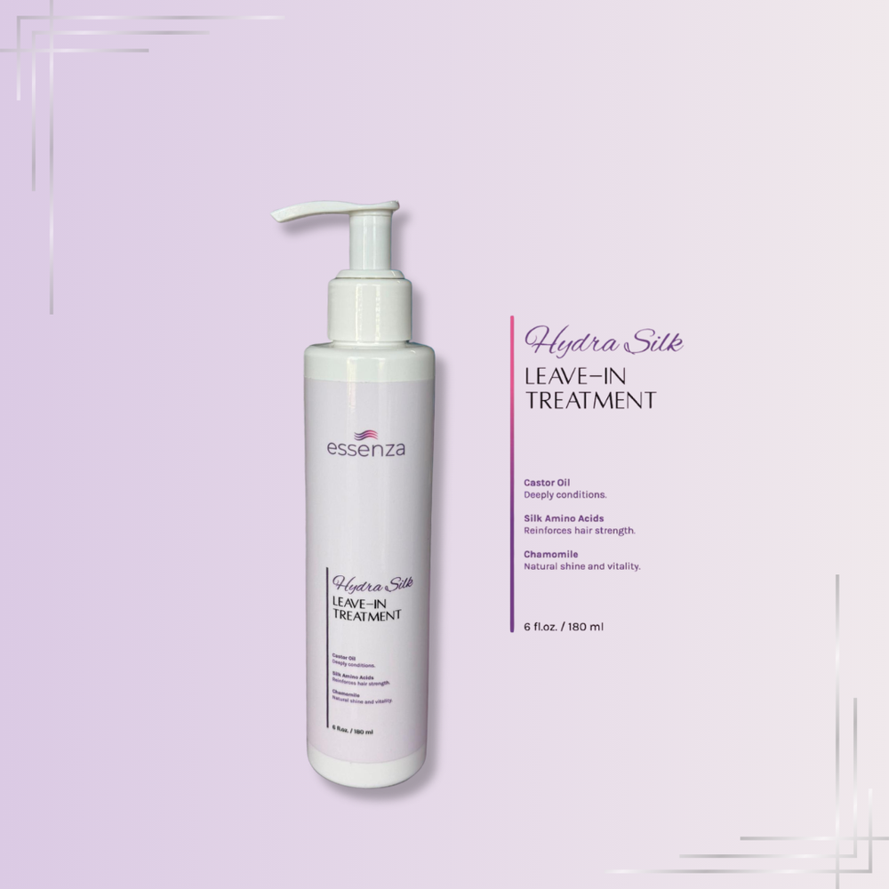 Tratamiento sin enjuague Essenza que suaviza, desenreda y deja el cabello brillante y sedoso