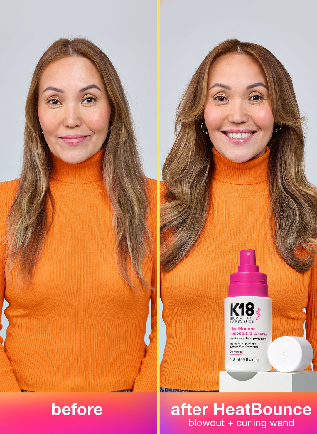 K18 HeatBounce conditioning heat protectant