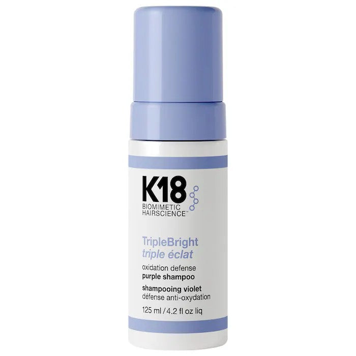 K18 TripleBright Oxidation Defense Purple Shampoo Foam