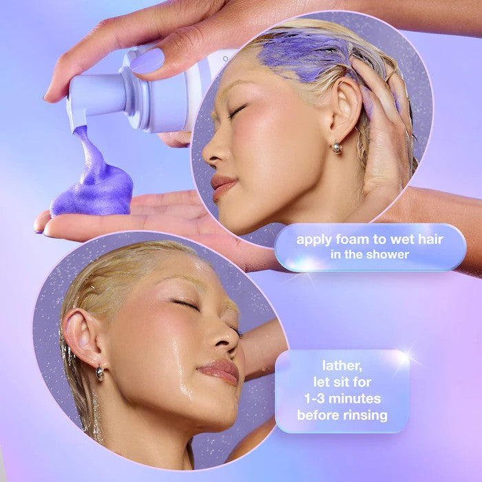 K18 TripleBright Oxidation Defense Purple Shampoo Foam