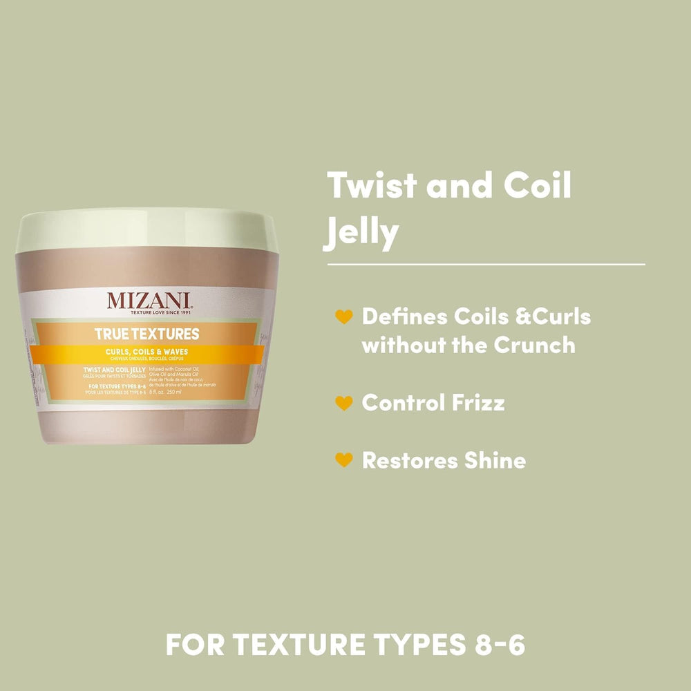 Mizani True Textures Twist and Coil Jelly para rizos muy rizados y coily