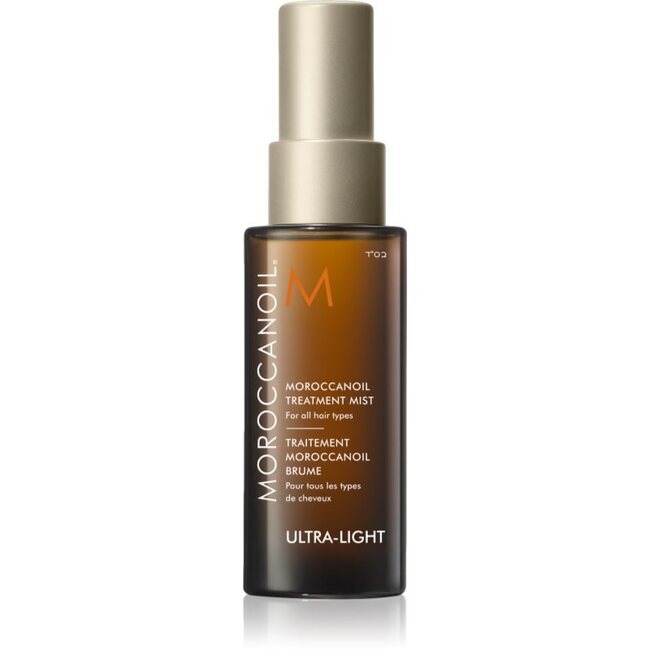 Botella de Moroccanoil Treatment Mist Ultra-Light; bruma seca que hidrata y acondiciona sin peso
