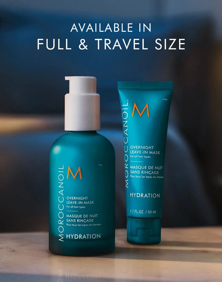 Moroccanoil Overnight Leave-in Mask mascarilla hidratante nocturna sin enjuague para cabello seco y con frizz