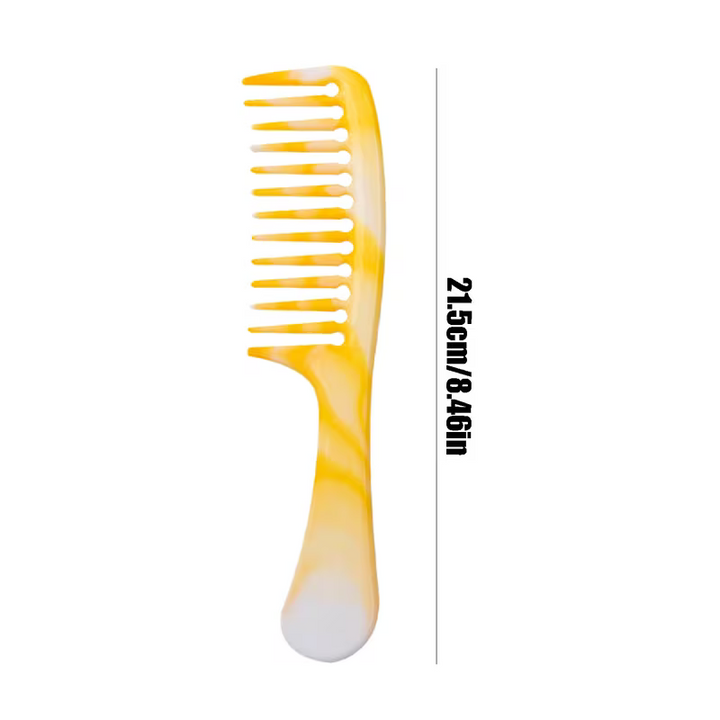 Peinilla Desenredante de Dientes Anchos | Ideal para Cabello Húmedo o Seco